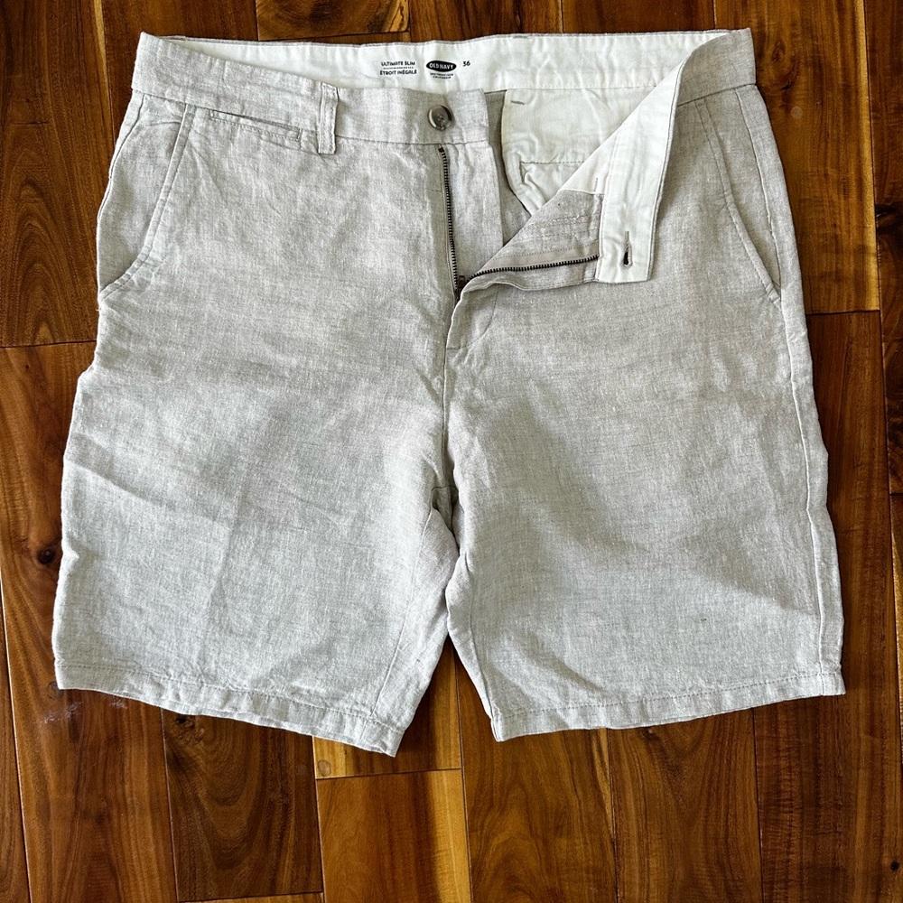 Men’s linen shorts